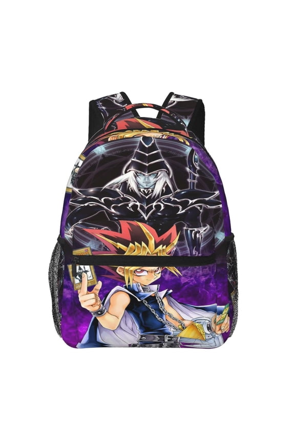 15.7in YU GI An-ime OH Backpacks Cute Laptop Bags Bookbag Daypack Outdoor Travel