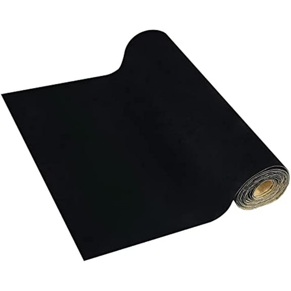 15.7x 118inch Black Self Adhesive Velvet Flocking Sheet Velvet Fabric Drawer Liner for Jewelry Decoration