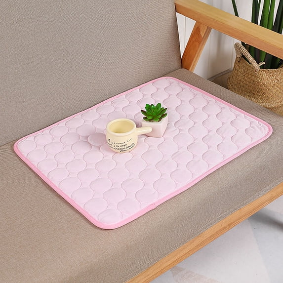 15.7x11.8in Cooling Mat For Dogs Cats - Breathable Summer Resting Pad Reusable Foldable For Home Car Travel