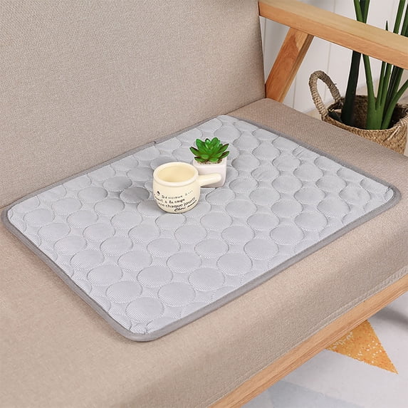 15.7x11.8in Cooling Mat For Dogs Cats - Breathable Summer Resting Pad Reusable Foldable For Home Car Travel