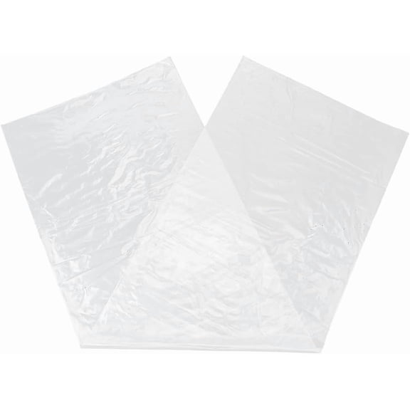15.7x47.2 Inch Extra Long Plastic Sleeves 20 Packs 2 Mil Poster Poly Bags Flat Open Poster Bags Sleeves Clear Flat Open Waterproof Storage Poster Tube for DIY