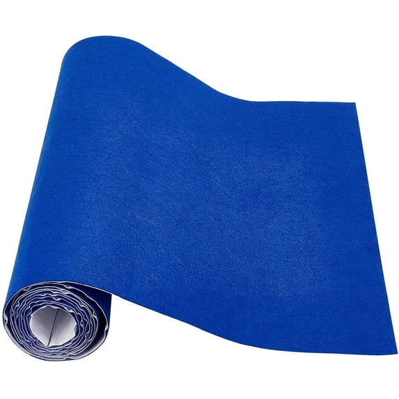 15.7x78.7"(40cmx2m) Self-Adhesive Felt Fabric Royal Blue Jewelry Box Lining for DIY Costume Making and Furniture Protection 1mm Thick