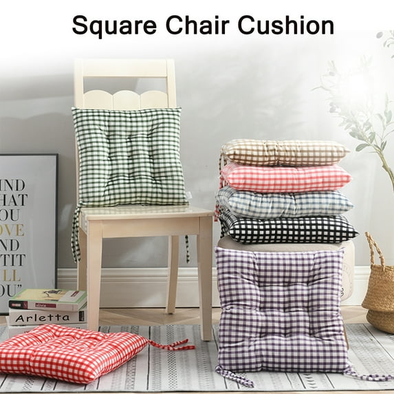 15.8''x15.8'' Square Kitchen Chair Seat Cushion, Sofa Chair Pads Cushion Pillow Pads Indoor Outdoor