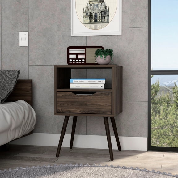 15.80 in Width - Shelf for Magazines - Bedside Table - Spacious Display