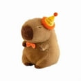 thumbnail image 1 of 15.8Inch Capybara Plush Doll Plush Stuffed Toys Soft Throw Pillow Decorations, Kids Birthday Party Preferred Gift for Holidays, Birthdays, 1 of 5