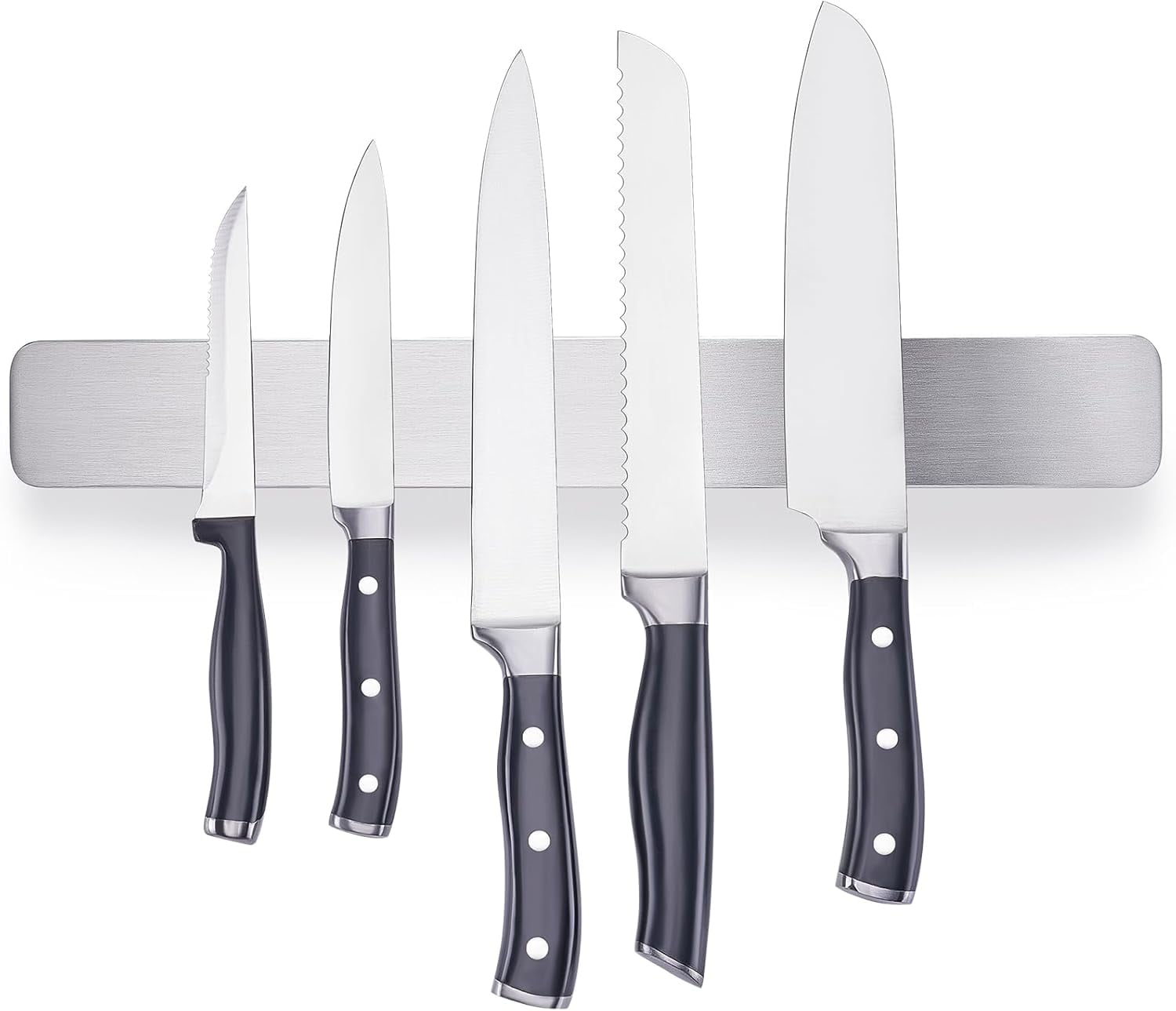 15.9 Inch Magnetic Knife Strip - Knife Holder for Wall & Refrigerator - High Stability Screw-Mount Design, Professional Kitchen Utensil Organizer