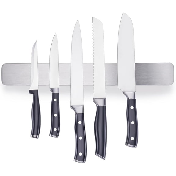 15.9 Inch Magnetic Knife Strip - Knife Holder for Wall & Refrigerator - High Stability Screw-Mount Design, Professional Kitchen Utensil Organizer