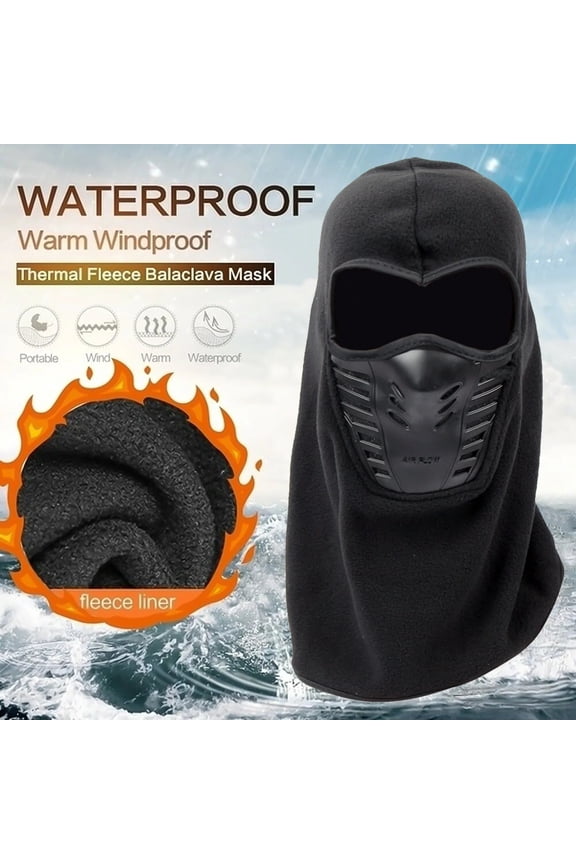 15*9 Inch Unisex Balaclava Full Face Mask, Fleece Windproof Warm Winter Ski Mask,Sand and Dust Protection Make Riding More Comfortable