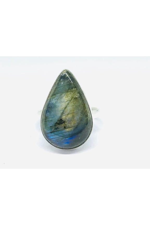 15.98 carat natural labradorite ring ,wedding ring,gifts