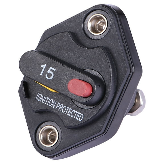 NIAIZEK Manual Reset Overcurrent and Overvoltage Device Black for Electrical Safety
