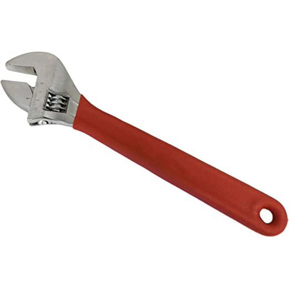 15" Adjustable Wrench (Rubber Dipped Handle)