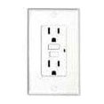 thumbnail image 1 of 15 Amp 125-volt Ac Gfci Duplex Receptacle, White With Plate, 1 of 1