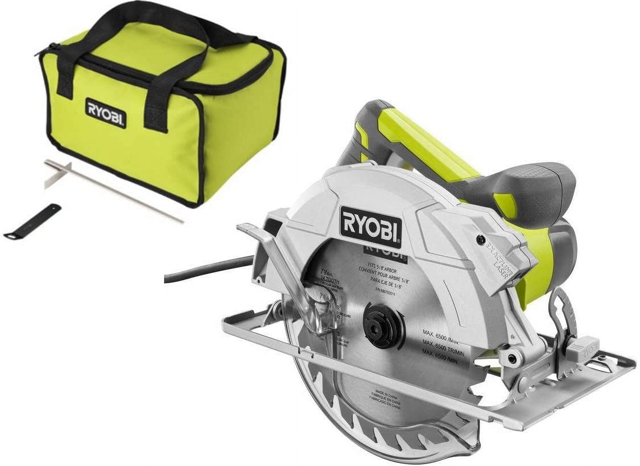 15 Amp 7-1/4 in. Corded Circular Saw with EXACTLINE Laser Alignment System and Bag