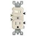 thumbnail image 1 of 15 Amp Light Almond Toggle Switch & Receptacle Combina, 1 of 1