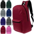 thumbnail image 1 of 15" Basic Backpack in 12 Colors- Bulk Case of 24, 1 of 7