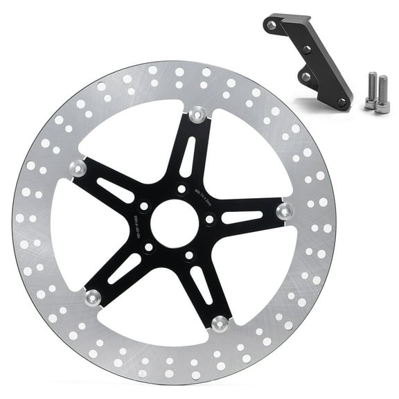 15" Big Front Brake Rotor Disc Kit for Harley Heritage Softail Fatboy 00-17 Dyna 00-05