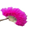 thumbnail image 1 of 15 Bones Oversized Ostrich Feather Fan Dancing From Halloween Decoration Jewelery, 1 of 2