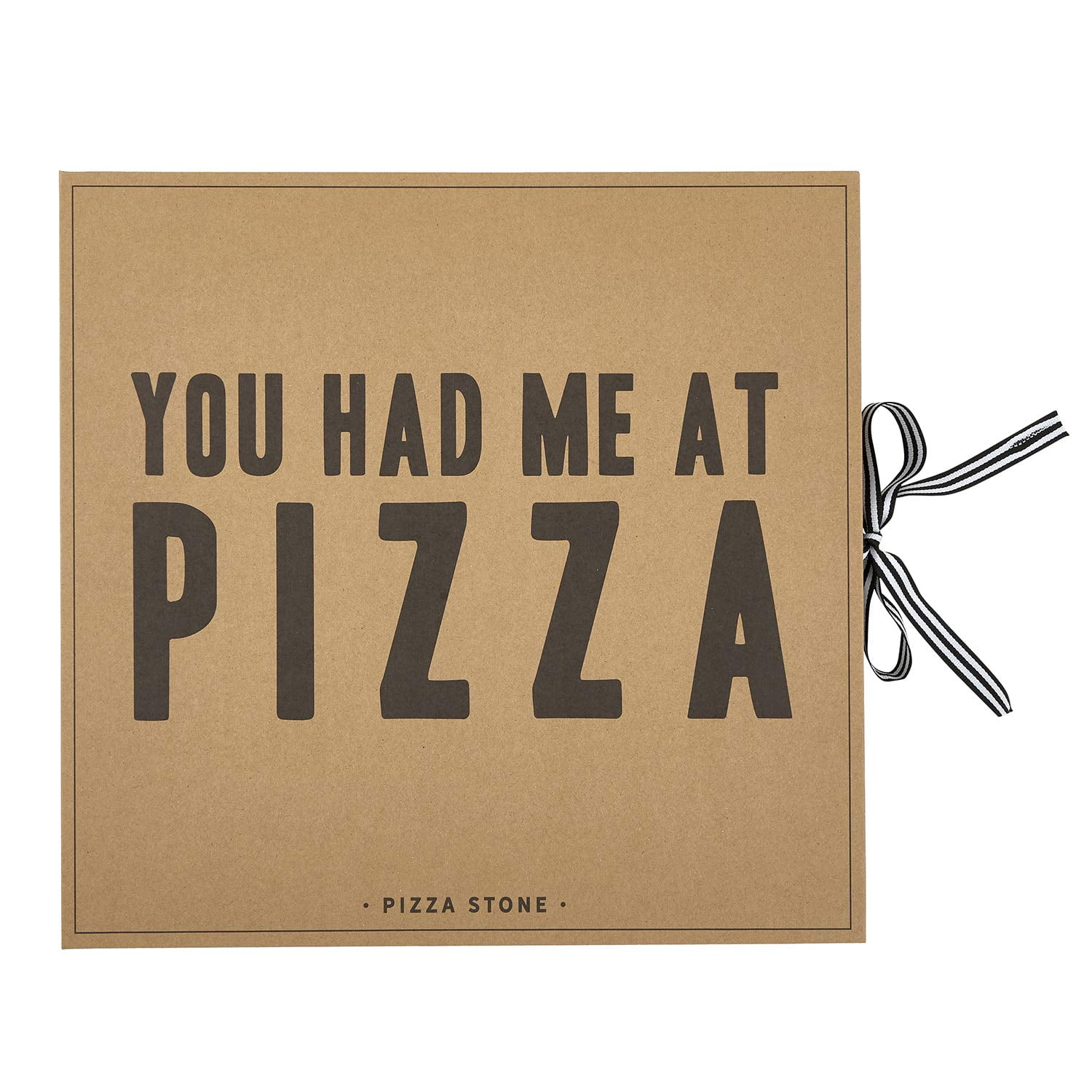 15-Inch Ceramic Pizza Stone with Stainless Steel Rack