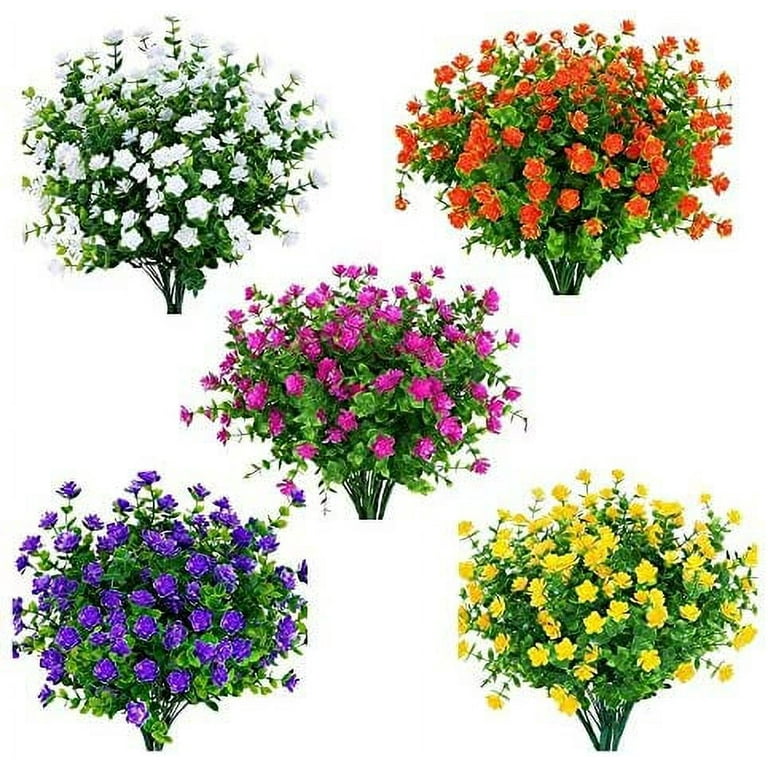 ychon artificial flowers for indoors outdoors