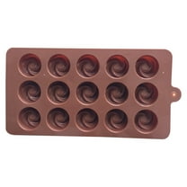 15-Cavity Swirl Cake Mold – Reusable Flexible Baking Pan for Valentine’s Day