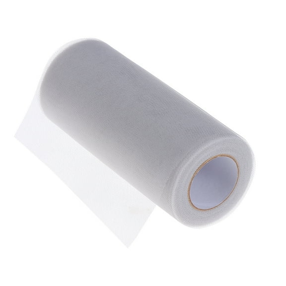 BESTOYARD Light Grey Dacron Tulle Fabric for Craft Use Tutu Skirts and Event Decor