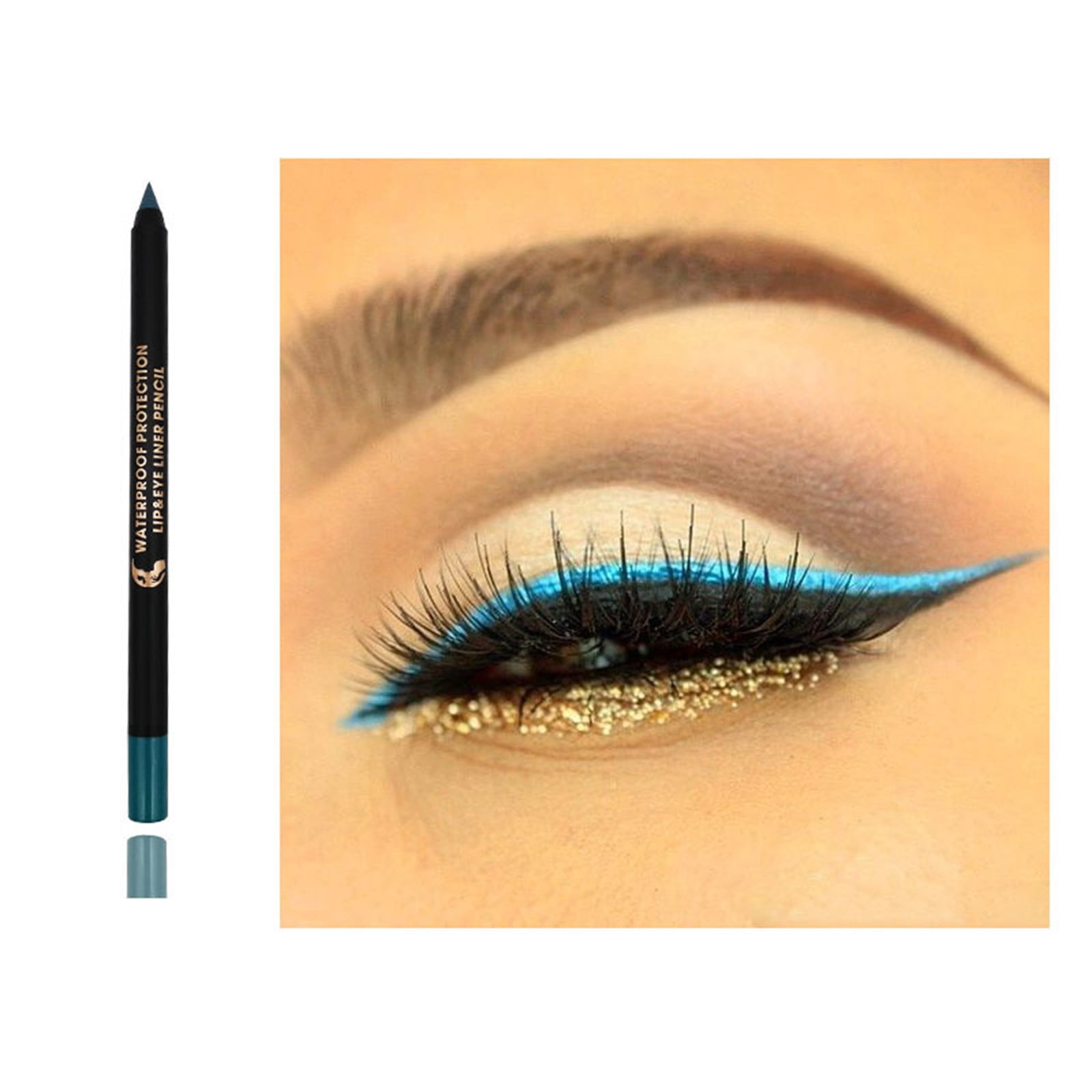 15 Color Gel Pen Eye Shadow Pen Non Smudging Can Be Sharpened