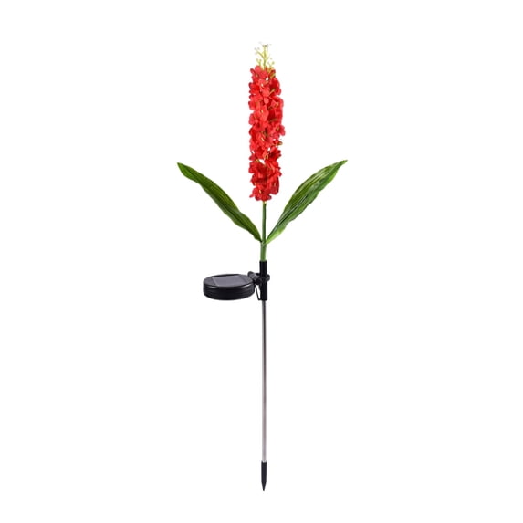 15'' Color Hyacinth Solar Lights Outdoor Waterproof, Solar Hyacinth ...