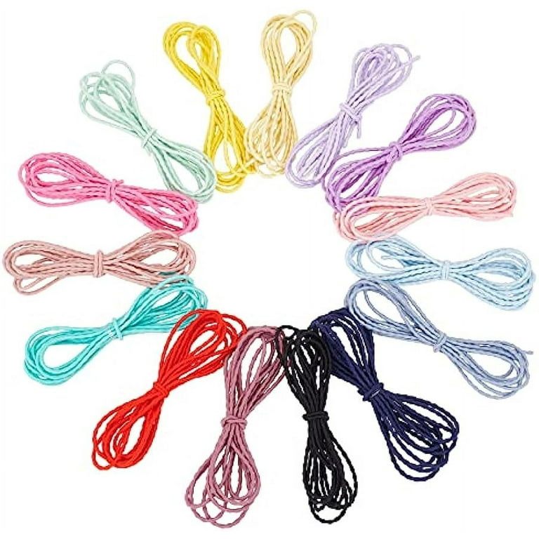 15 Colors 2.5mm Nylon High Elastic Cord Wave Nylon Braided Cord String