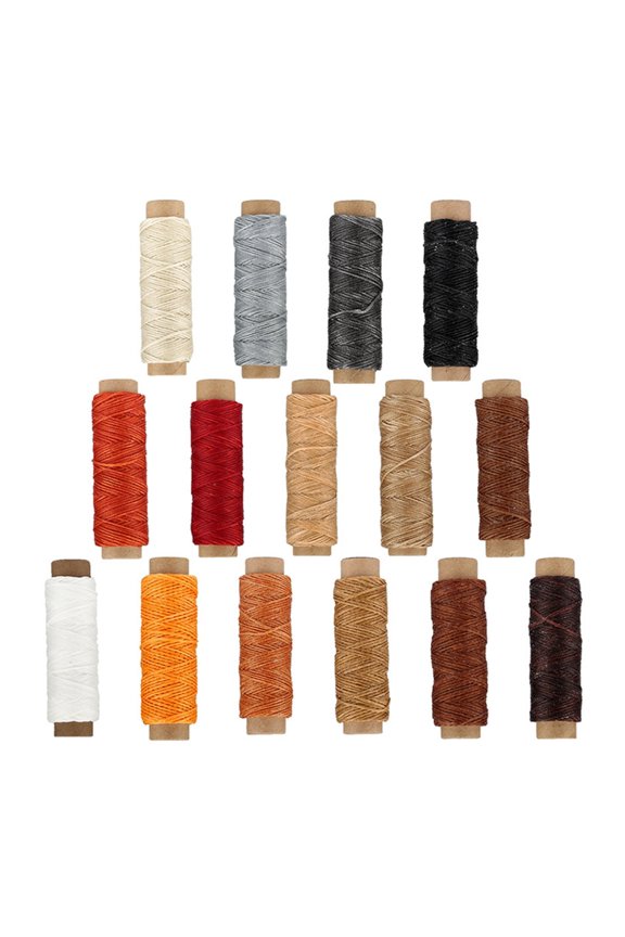 15 Colors Waxed Thread Practical Stitching Thread Sewing Waxed Thread