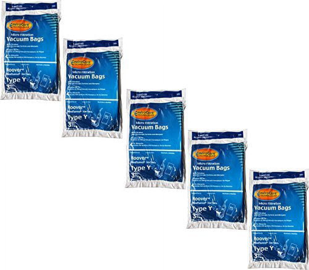 15 Compatible with Hoover Allergy Vacuum Type Y Bags, WindTunnel Upright Vacuum Cleaners, 436551