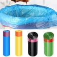 thumbnail image 1 of 15 Counts Drawstring Trash Bags – 3 Gallon Disposable Garbage Bags, Thickened Flat Mouth Rolled Waste Bags for Kitchen Bathroom Bedroom Office Car Home, 1 of 9