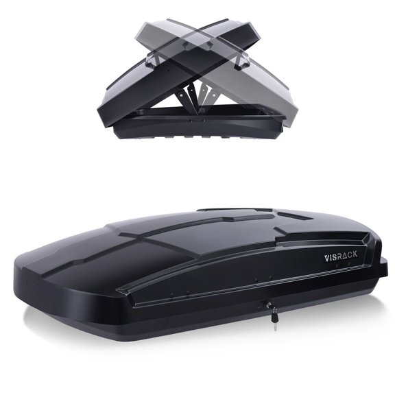 15 Cubic Feet Car Rooftop Cargo Box Carrier Roof Mount Travel Luggage Storage