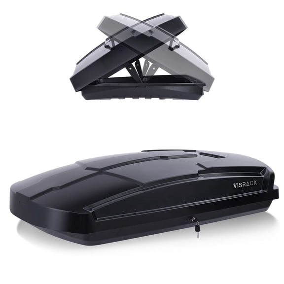 15 Cubic Feet Car Rooftop Cargo Box Carrier Roof Mount Travel Luggage Storage