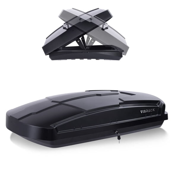 15 Cubic Feet Car Rooftop Cargo Box Carrier Roof Mount Travel Luggage Storage