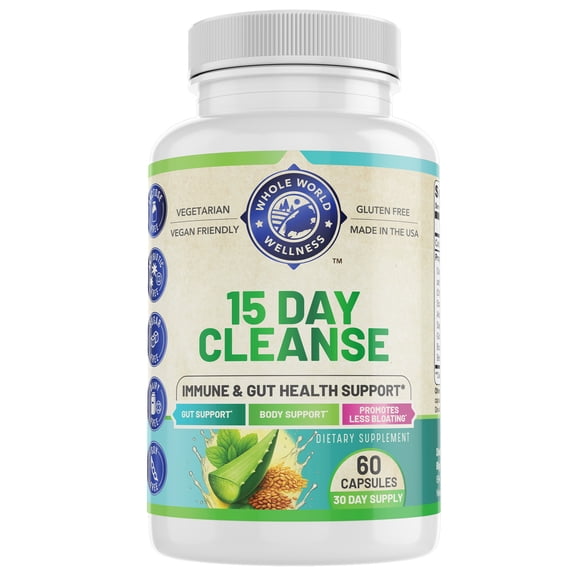 15 Day Cleanse, Advanced Gut Cleanse Detox Formula, Supports Gut Health