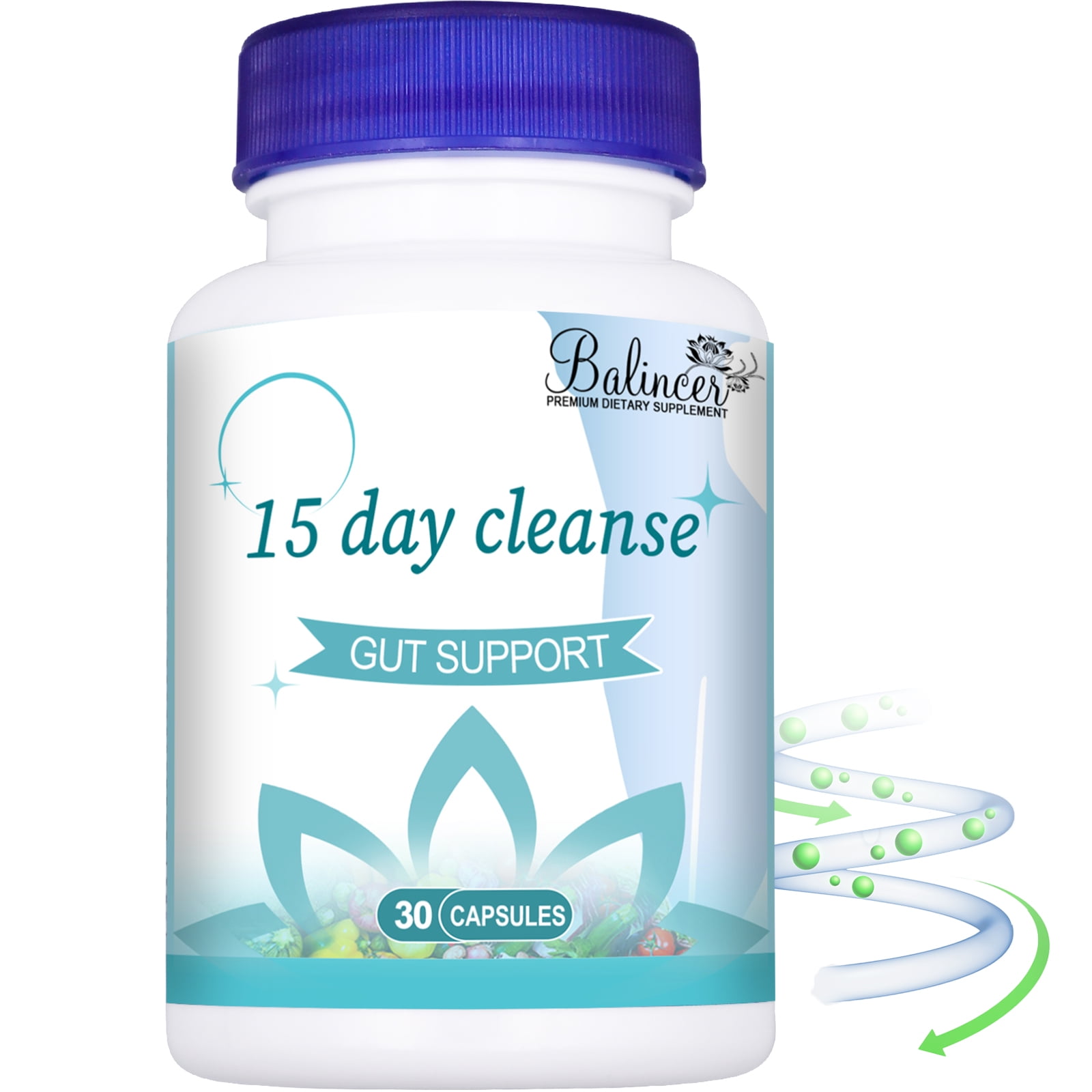 15 Day Cleanse And Detox Reviews 15 Day Cleanse Gut Support Colon Broom, Detox Supplement with Senna