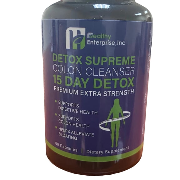 Premium 15-Day Fast-Acting Colon Cleanser Detox Diet Pills with Probiotics, Psyllium Husk & Flaxseed for Weight Loss, Digestive Support & Energy, Gluten-Free