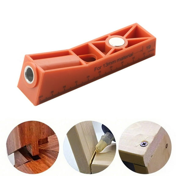 15 Degree Angle Drill Guide Set Hole Puncher DIY Woodworking Tools Pocket Hole