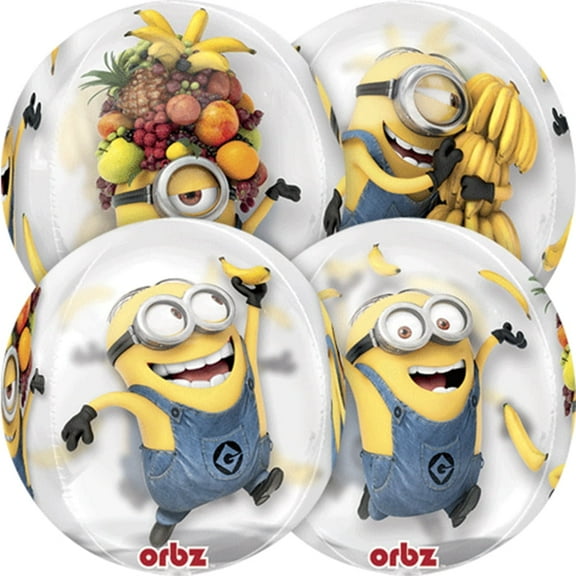 15" Despicable Me Clear Orbz Balloon