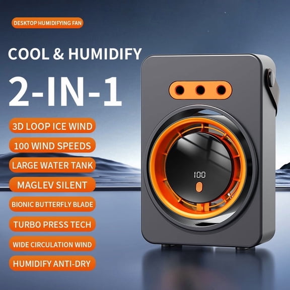 Under 15 Dollars! YZEGDCH Portable Fan, 5 Gear Wind, Battery Operated, Up to 12 Working Hours, Hand Fans with Air Turbo Cooling Fan for Dad Mom Indoor Outdoor Travel