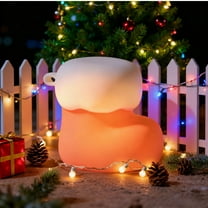 Under 15 Dollars Soft Christmas Sock Night Light with RGB Modes Dimmable Nursery Nightlight Hangable Cute Christmas Lamp Touch Bedside Lamp for Bedroom Dorm Decor - Best Gifts for Kids