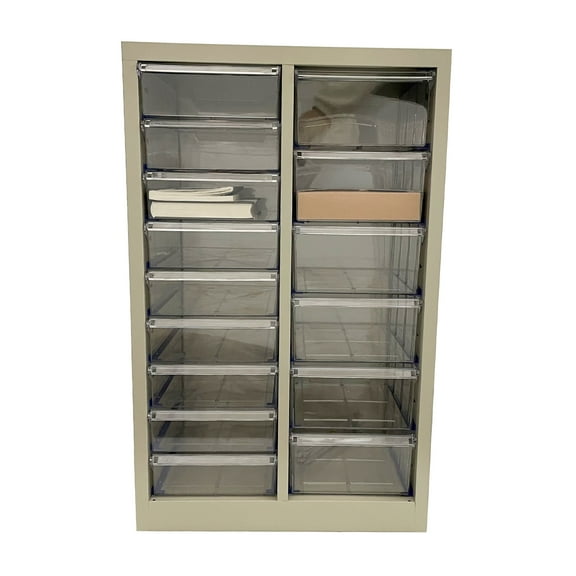 15 Drawers File Cabinet Combination Without Doors Office Receives Paper Documents