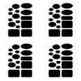 thumbnail image 1 of 15 Duvet Self Patch Kit Soft Tear Nylon Fabric For Repairing Holes In Clothing Sleeping Bags, 15x20 cm, Black 4Packs, 1 of 9