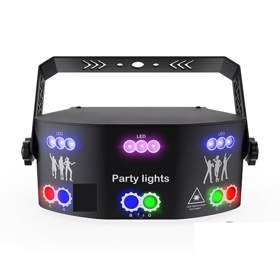 15 EYE RGB Disco DJ Beam Light Projector Remote Strobe Stage Lighting Effect Xmas Party Holiday Halloween Lights ,High Brightness