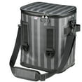 thumbnail image 1 of 15" Easy Tote Soft Cooler Gray Striped, 1 of 5