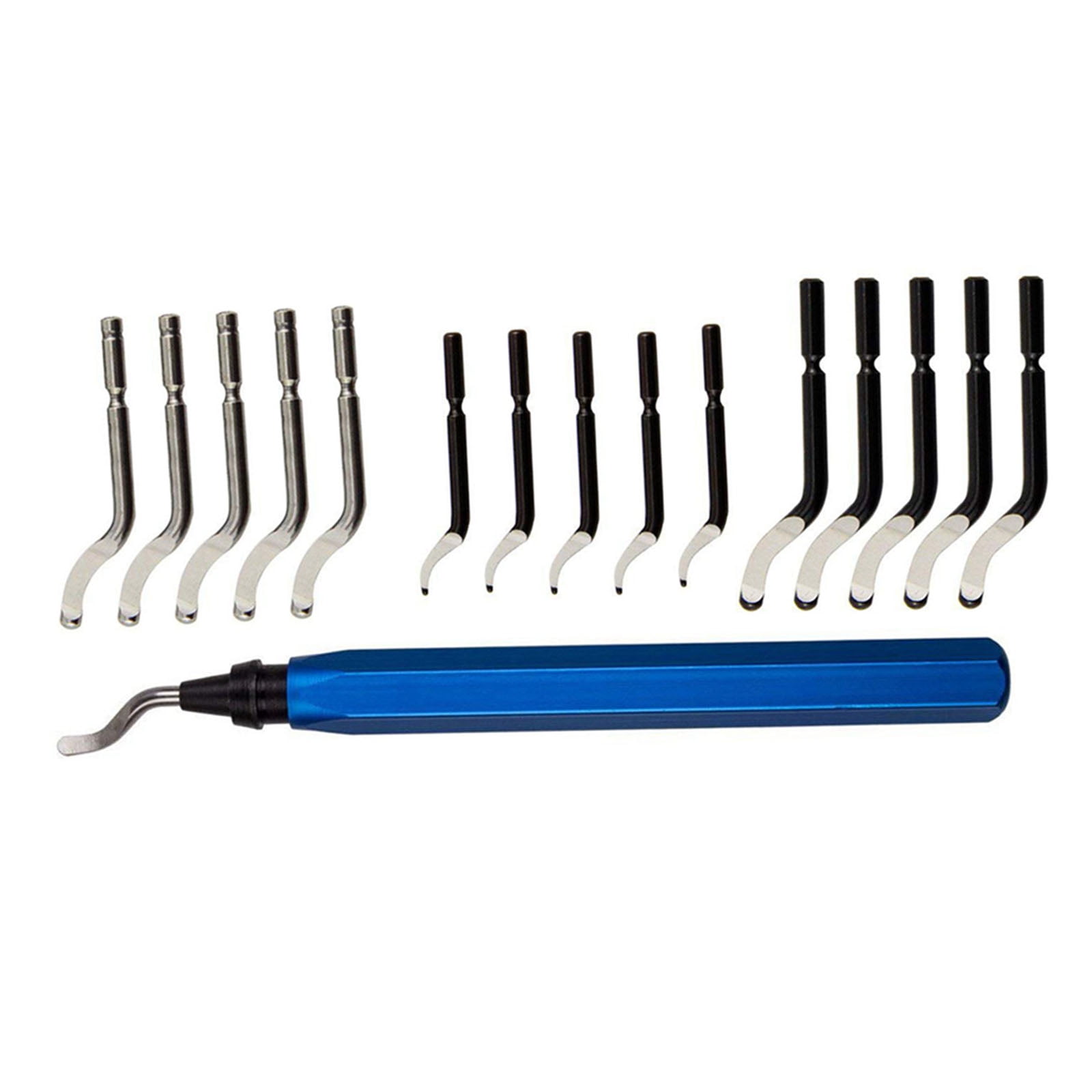 Deburring Tool Set With 15 High Speed Steel Swivel Blades Burr Removal Reamer Tool For Metal Resin Copper Plastic Pvc 3d Print I13634105729 S24163359725 - View #7