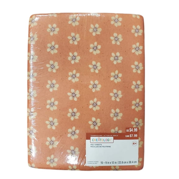 15-Pack Creatology Felt Sheets - Variety Colors Prints