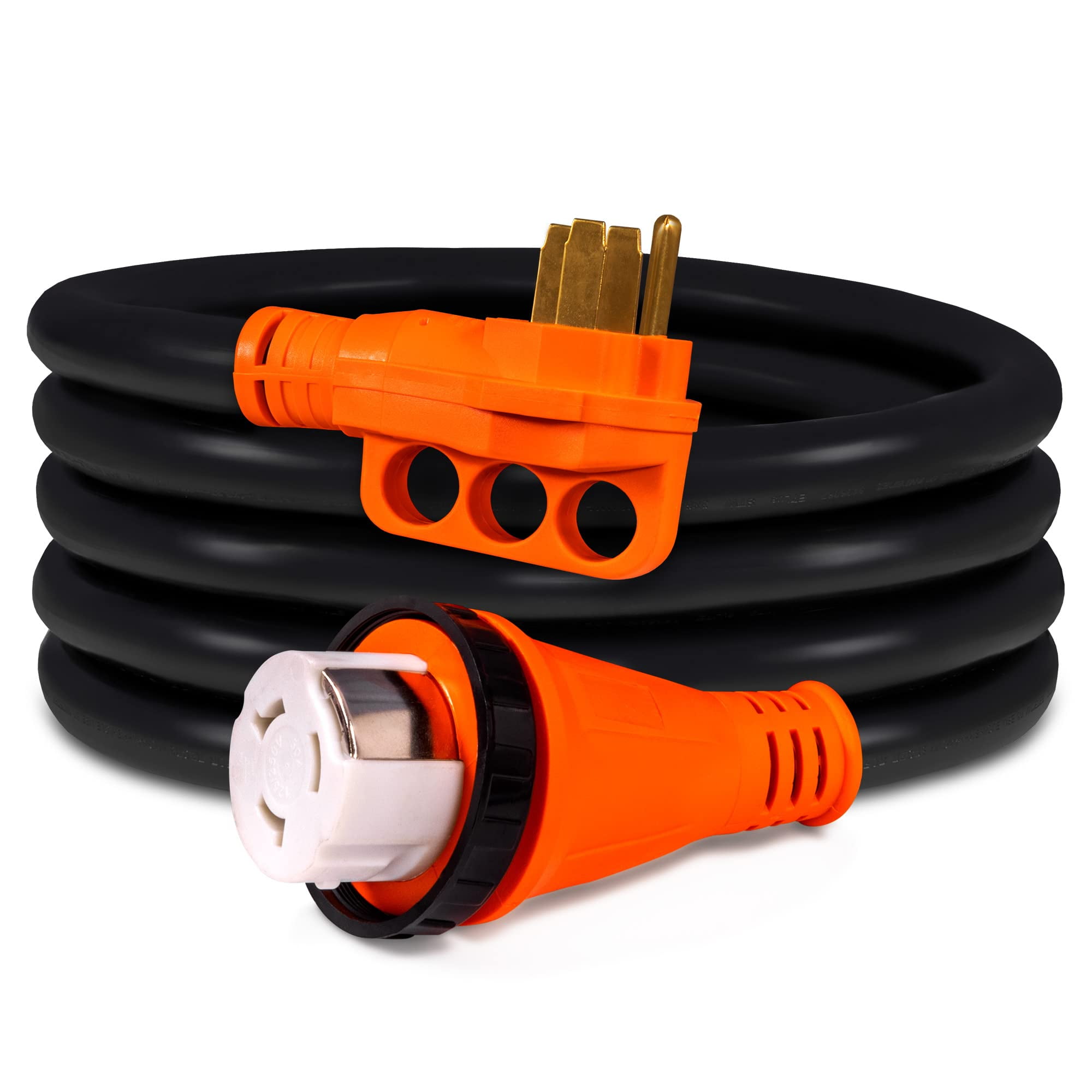 15 Feet 125/250V 50A RV Power Extension Cord [Twist Lock] [NEMA 1450P