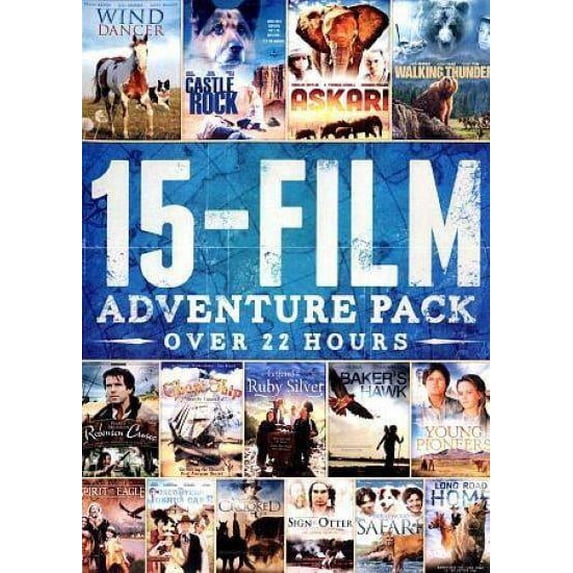 15-Film Adventure Pack -DVD- Over 22 Hours of Amazing Journeys Exploration Movie