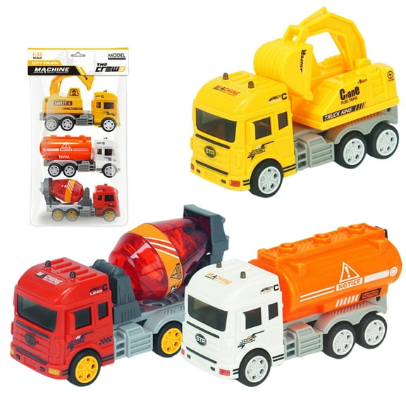 15" Fire Truck Toy for Kids with Lights and Siren Sounds, Classic Red and White Rolling Emergency Vehicle, Interactive Play Movable Ladder, Early Learning Fun, Boys or Girls